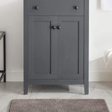 Modway EEI-3875-GRY Nantucket Bathroom Vanity Cabinet, 24" Sink Basin Not Included, Gray Modway