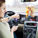 MIAHART 30 Pieces Sublimation Air Freshener Blanks with Bags, DIY Sublimation Air Freshener Sheets Scented Hanging Felt Heat Transfer Air Freshener for Car Home Interior Decor MIAHART