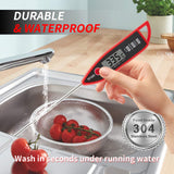 YFL Digital Meat Thermometer, Instant Read Food Thermometer, Large LCD Display, Waterproof Cooking Thermometer for Oven BBQ Grill Smoker Beef Turkey Camping & Kitchen Gadgets YFL