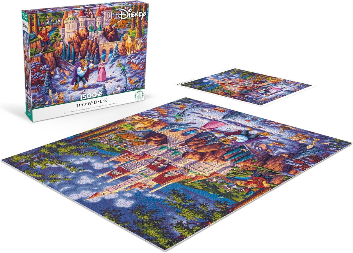 Ceaco - Disney - Dowdle - Beauty & The Beast Finding Love - 1500 Piece Jigsaw Puzzle Ceaco