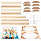 EFOTIML DIY Solid Wood Canvas Frame Kit 16X20'' for Paint by Number&Oil Painting&Diamond Painting by Number Wooden Art Frames EFOTIML