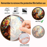 DTSFHTDAL Stained Acrylic Window Hanging, Animal Decoration Suncatcher for Window Suncatchers Sofa Wall Hanging Ornament TV Wall Hangings with Chain and Hook Indoor Hanging Art (Unicorn) DTSFHTDAL