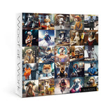 Working Dog Puzzles 1000 Pieces for Adults, Animal Jigsaw Puzzle Charming Dogs, Funny Puppy Bulldog Jigsaw Puzzle Family Collage Puzzles for Home Decoration BBOLDIN