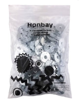 Honbay 250pcs 20mm DIY Candle Making Metal Candle Wick Sustainer Tabs Honbay