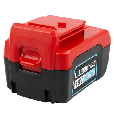 Futurebatt [1-Pack] High-Output 6000mAh [Lithium-Ion Type] 18V PC18B Battery for Porter Cable 18-Volt Battery PC18B PC18BL PCC489N PC18BLEX..., Only Can Charged with Charger PCXMVC PCLMVC (Not PCMVC)