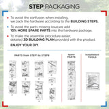 Dolphin Playground Swing Sets for Backyard with Slide, Wooden Outdoor Playset for Kids with Sandbox, Rock Climbing Wall, 2 Belt Swings, and Fort, Playground Sets for Backyards, Kids 3-6 DOLPHIN PLAYGROUND T