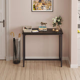 ODK 55 Inch Bar Table, Bar Height Pub Table, Counter Height Bar Table, Rectangular High Top Kitchen & Dining Counter Tables with Sturdy Legs & Easy-to-Clean Top, Indoor use, Black ODK