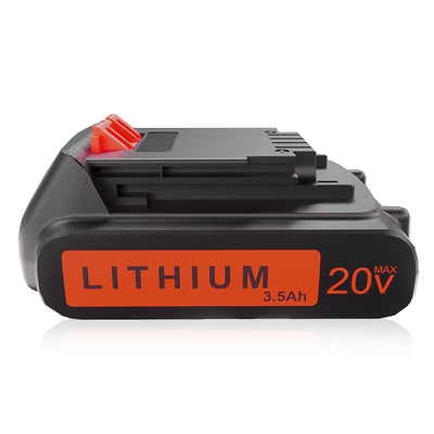CaliHutt 3.5Ah 20V LBXR20 LBX4020 Lithium Battery Compatible with Black and Decker 20Volt Max LB20 LBX20 LBXR2020 LB2X4020-OPE LBXR20-OPE Cordless Power Drill Driver Tools