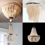 Hagao Natural Wood Beads Round Ball Wooden Loose Beads Unfinished Wood Spacer Beads for Craft-Making 200pcs (16mm) Hagao