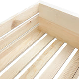 Wilson Medium Wooden Pine Crate for Storage and Decoration at Home, Office, Kitchen, Bedroom, and Retail (10"x 4.7"x11.7") (Set of 2) Wilson