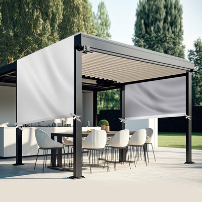 Wowangce Universal Pergola Replacement Canopy Outdoor Canopy Shade Cover Beige Waterproof Shade Canopy Top Cover for Outdoor Patio Porch Backyard(12 x 10 Ft)