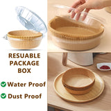 200pcs Air Fryer Disposable Paper Liner, Non-Stick Disposable Air Fryer Parchment Paper Liners, Baking Paper for Air Fryer Oil-Proof, Water-Proof, Food Grade Parchment（6.3" in Bottom, 7.9" on top） Adhjito