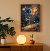 5D Space Scenery Diamond Art Kits for Adults,Full Round Drill Diamond Painting Kits for Beginner Space Landscape,DIY Gem Art and Crafts Paint by Diamonds Planets Scenery,Home Wall Decor 12X16Inch SJDIYSTORE