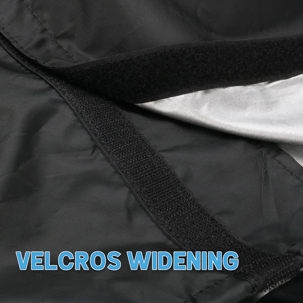 HOXHA Firewood Rack Cover Outdoor Log Rack Waterproof Cover Oxford Fireplace Wood Rack Covers Weather Resistant Outside, 8FT HOXHA