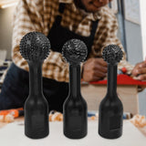 3 Pieces Sphere Rotary Burr Spherical Grinding Head Rotary File Wear Resistance Ball File Carbon Steel for Angle Grinder Polishing MagiDeal