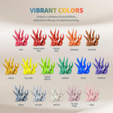 OVERTURE Silk Filament PLA 1.75mm Clog-Free Shiny 3D Printer Filament, 1kg Spool (2.2lbs), Dimensional Accuracy +/- 0.02 mm, Fit Most FDM Printer(Silk White) OVERTURE