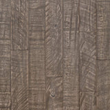 Signature Design by Ashley Havalance Farmhouse Square End Table with Floor Shelf, Vintage Gray & White with Weathered Finish Signature Design by Ashley