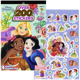 UPD Princess 4 Sheet Foil Cover Sticker Pad, 200+ Stickers UPD