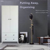 BESFUR Metal Wardrobe Cabinet with Hanging Rod, 74" H White Armoire Wardrobe Closet with Adjustable Shelves Farmhouse Metal Clothing Storage Cabinets for Bedroom,Office,Laundry Room BESFUR