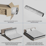 MixDeer Queen Mattress 12inch in a Box,Memory Foam Hybrid Mattress with Pocket Springs and Zoned Support for Back & Lumbar Pressure Relief,Motion Isolation and Edge Support -CertiPUR-US(12 Inch,Queen) MixDeer