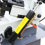 KAKA INDUSTRIAL Metal Bandsaw, 7 x 12 inch Metal Cutting Band Saw,4 step blade speeds by pulley wheel driven, Metal Horizontal Band Saw, BS-712N metal cut band saw with 1.5HP motor 115V / 230V 1PH KAKA INDUSTRIAL