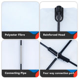 SGftre DIY Blank Diamond Kite for Kids & Adults Easy to Fly,Kite Making Kit Bulk,Kites are Used for Parties and Outdoor Beach Activities(3 Pack) SGftre