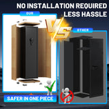 4-5 Gun Safe Quick Access Biometric Gun Safe, Large Gun Safe for Rifles and Pistols, No Assable Require Gun Cabinet, Gun Safes for Home Rifle Handgun and Shotgun Gun Locker with Adjustable & Alarm ZIWJHK