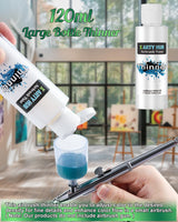 X ARTY HUB Airbrush Paint - 42 Colors with 4.05 Fl Oz Thinner, Iridescent, Neon and Metallic Air Brush Paints Acrylic Ready to Spray, Water-Based Painting Set for Artists Beginners X ARTY HUB