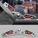 YESWELDER Adjustable Angle Welding Magnet 20-200° Magnetic Welding Holder of 48LBs Holding Power Welding Accessory YESWELDER