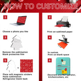 56Pcs Sublimation Magnets Blanks Bulk 28 pcs Sublimation Magnet Blanks Products 28 pcs Soft Magnetic for Kitchen Refrigerator Christmas Sublimation Onament Blanks DIY Craft AiDiYGECO