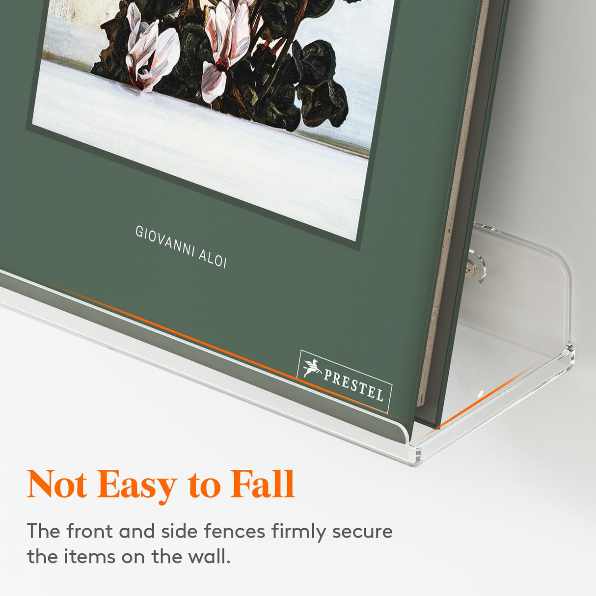 Lifewit Floating Shelves for Wall, 6 Pack 15" Clear Acrylic Shelf Room Decor for Book/Figures/Photo/Makeup in Bathroom, Book Shelf, Living Room, Bedroom, Kitchen Storage and Organization Lifewit