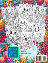 Coloring Adventures: Fun Sea Creatures: Coloring book with 50 pages of fun and creative underwater sea life WoodArtSupply