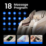 Osaki OS-3D Champ II | Taupe | Full Body Massage Chair | 3D SL-Track Full Body Massage Chair | Zero Gravity | Lumbar Heating | Touchscreen Controller | Auto Body Scan | Bluetooth Speaker Osaki
