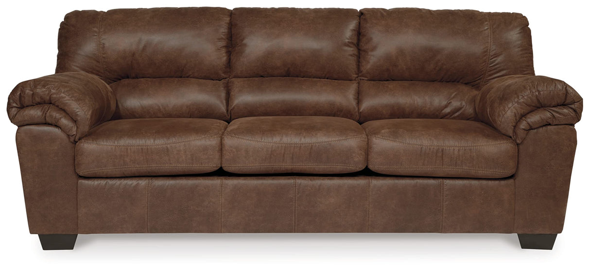 Signature Design by Ashley Bladen Faux Leather Sofa, Brown Signature Design by Ashley