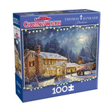 Buffalo Games - Thomas Kinkade - National Lampoon's Christmas Vacation - 100 Piece Jigsaw Puzzle for Families -Challenging Puzzle Perfect for Game Nights - Finished Size is 15.00 x 11.00 Ceaco
