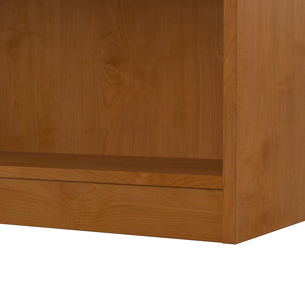 Bush Furniture Universal Tall 5 Shelf Bookcase in Natural Cherry Bush Business Furniture