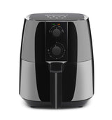 Elite Gourmet EAF4617 Electric Digital Hot Air Fryer, 1350Watts, Oil-Less Healthy Cooker, Timer & Temperature Controls, 4 Quart, Black Elite Gourmet