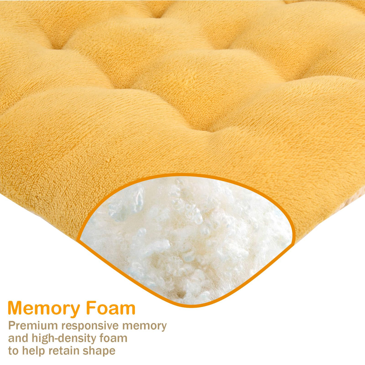 Non-Slip Rocking Chair Cushion, Premium Tufted Rocker Seat Back Pad with Ties, Sturdy &Comfort Thick Padding Pillow Chair Mat Cushions for Outdoor/Indoor Office Car Home Dining Room Kitchen Patio-Pink ChezMax