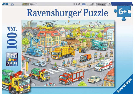 Ravensburger Vehicles in The City Jigsaw Puzzle (100 Piece) Ravensburger