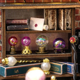 DIY Miniature House Kit, Mini House Building Kit with LED & Dust Cover, DIY Wooden Dollhouse Miniature Kit for Adults Teen, Wooden Crafts Lovely Dollhouse Kit, Moon Magic YSWOOD WORLD