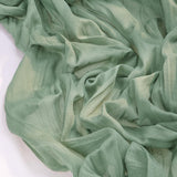 Socomi Sage Green Cheesecloth Table Runner Fall Thanksgiving Boho Rustic Farmhouse Gauze 120 inch 10FT Cheese Cloth Runner for Wedding Party Baby Shower Birthday Home Decor Holiday Decorations Socomi