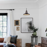 Diyel Outdoor Barn Light Fixture Farmhouse Wall Mount Light Wall Sconce Exterior Wall Lighting Fixture Industrial Bronze Finish Lantern for Porch with Gold Interior, 1Pack, RZ004 ORB Diyel