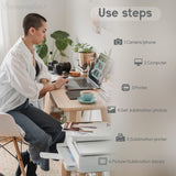 Framendino, 6 Pack Sublimation Aluminum Photo Sign Metal Blank Photo Board for Sublimation Picture Panel Wall Art Aluminum Plate (8x12 Inch) Framendino