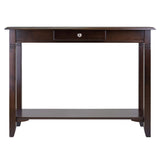 Winsome Nolan 30 x 40 x 15.98-Inch Composite Wood Console Table With Drawer, Cappuccino (40640) Winsome