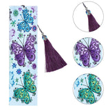 Bskifnn 2Pack Diamond and Painting Bookmarks DIY Bookmarks with Tassel Great Gifts for Christmas, Thanksgiving, New Year, Birthday Bskifnn
