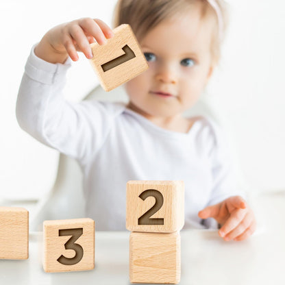 Custom Wooden Name Blocks, Engraved Nursery Name Sign, Custom Nursery Décor, Custom Name Wood Blocks, Wooden Name Signs for Nursery, Montessori Décor Engraved on Solid Wood, Nursery Name Wood - WoodArtSupply