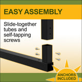 New Yard 12 x 20 x 7 ft Heavy Duty All Steel Carport – All-Weather Steel Canopy Shelter and Steel Frame for Cars, Trucks, Boats, and Outdoor Equipment NEW YARD