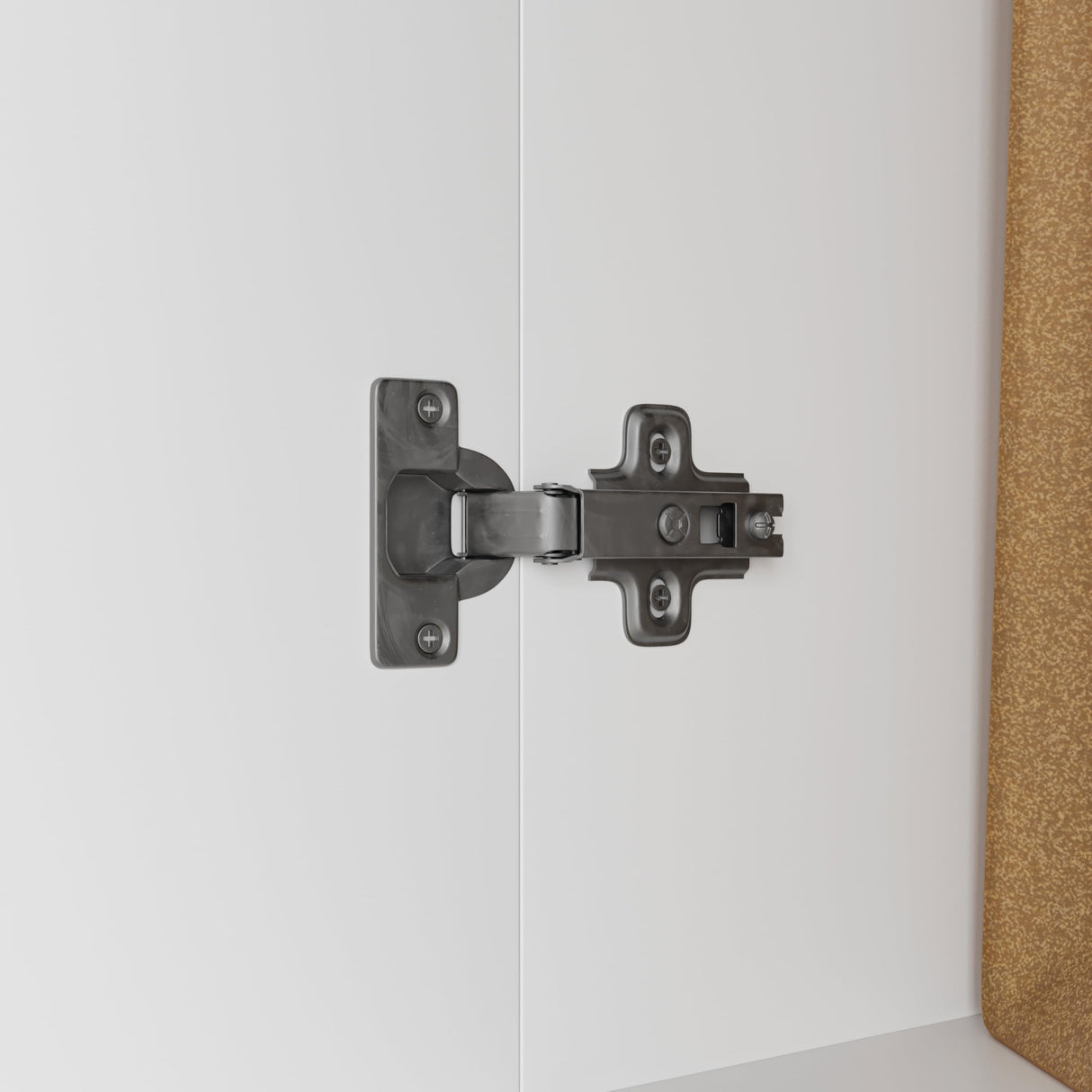 Mekminop Armoire Wardrobe Closet with 2 Doors & 2 Drawers, Bedroom Armoire Clothes Organizer with Hanging Rod, Freestanding Wardrobe Cabinet (31.5”W x 20.39”D x78.74”H) Mekminop