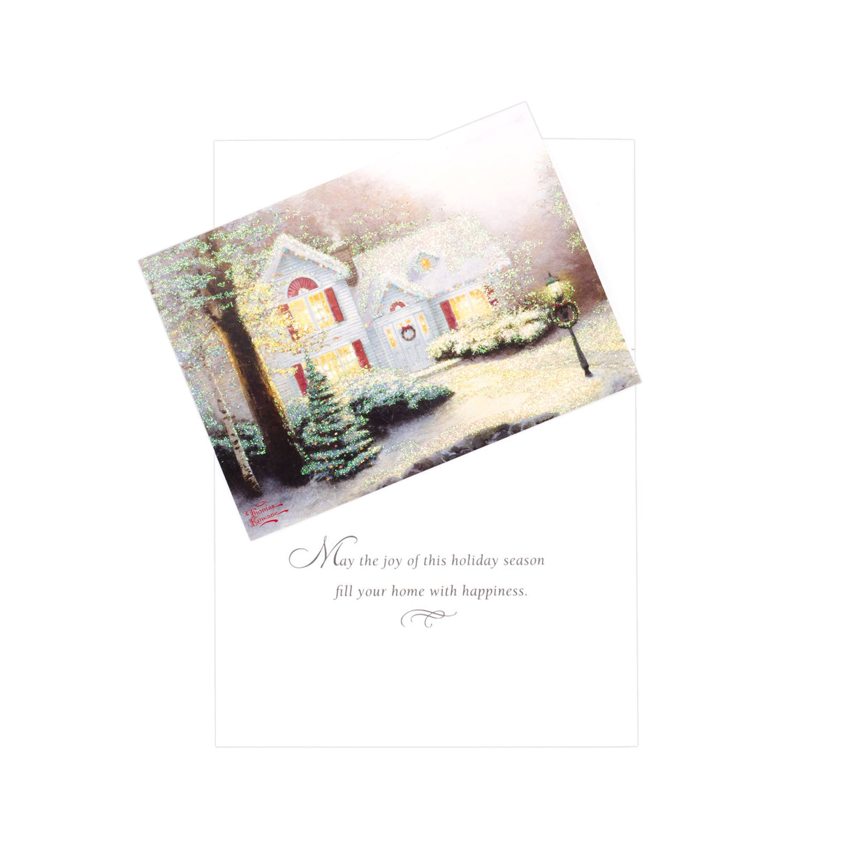 Hallmark Thomas Kinkade Boxed Christmas Cards Assortment, Snowy Houses (40 Cards with Envelopes and Foil Seals) (1XPX1761) Hallmark