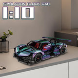 BTEC Super Cars Building Kits for Adults 1:10 Scale MOC RC Technique Car Block Remote Control Model Kits for Men Teen Adult Collectible Model Race Engineering Toy Set 2036 PCS BTEC